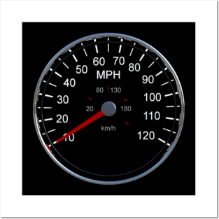 Speedometer MPH Posters and Art